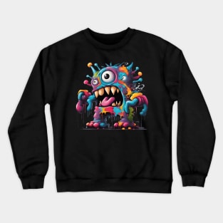 Color Monster - Graffiti Street Art Crewneck Sweatshirt